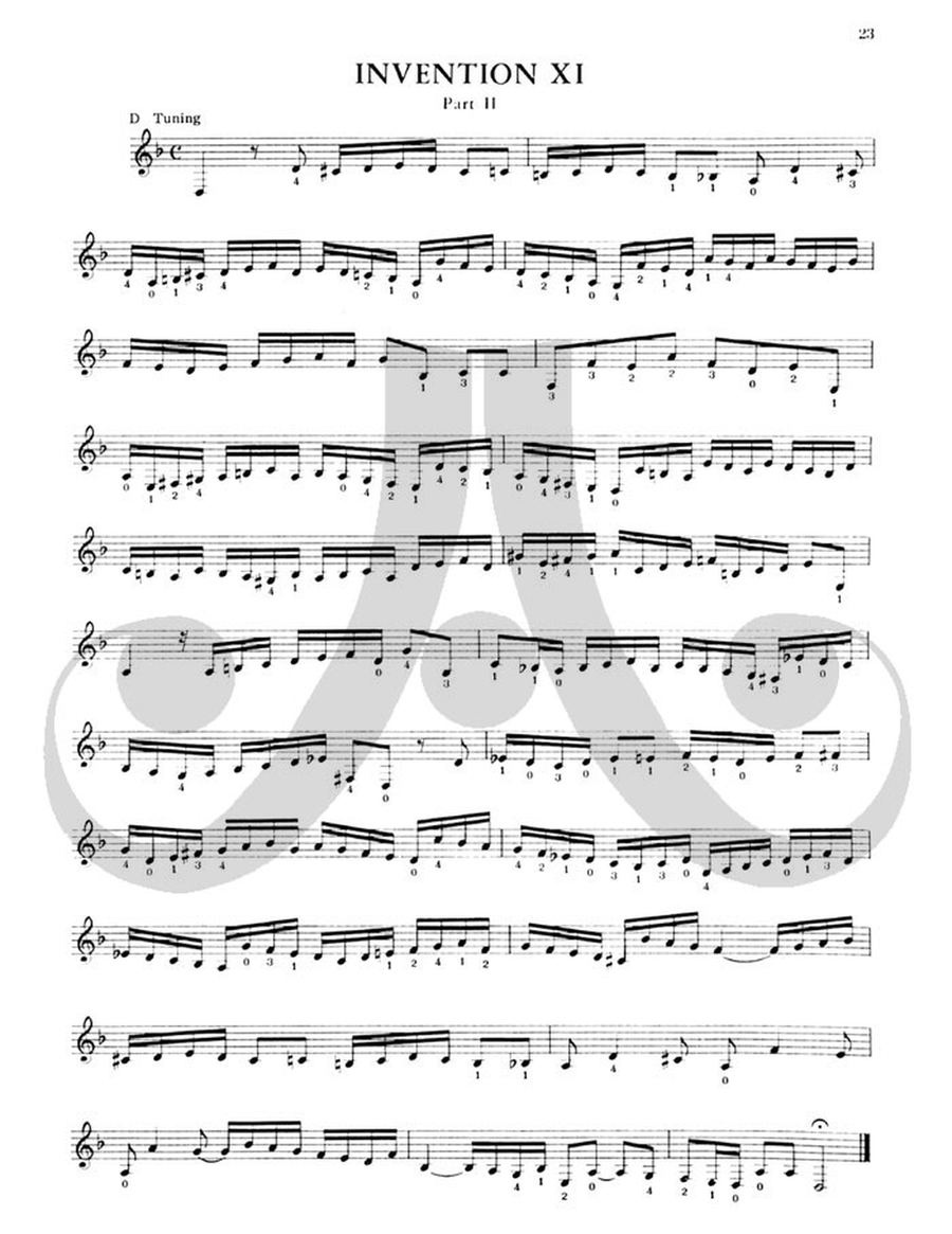 Barry Galbraith # 4 - Play-A-Long With Bach Book and Digital Audio scores gallery preview page 3