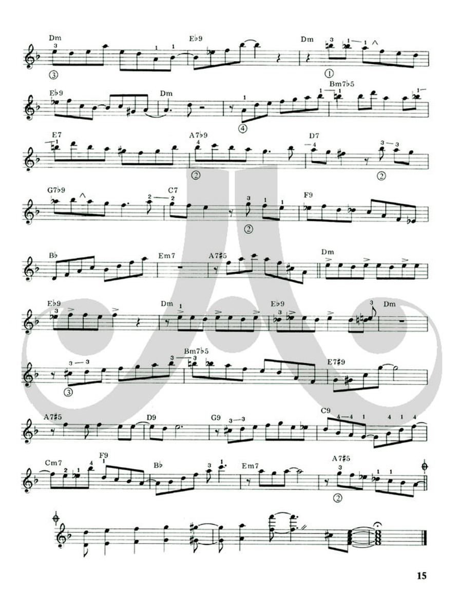 Barry Galbraith # 5 - Guitar Improvisation Guitar scores gallery preview page 2