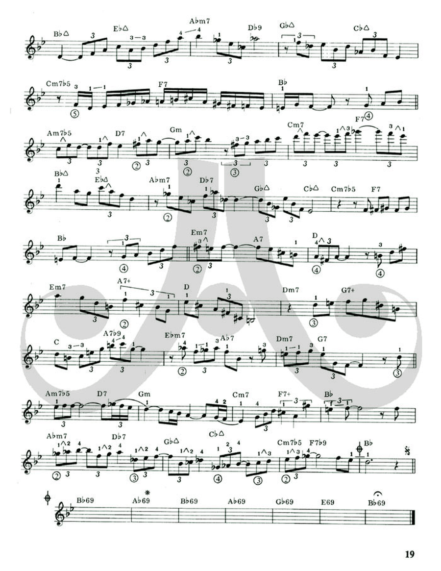 Barry Galbraith # 5 - Guitar Improvisation Guitar scores gallery preview page 3