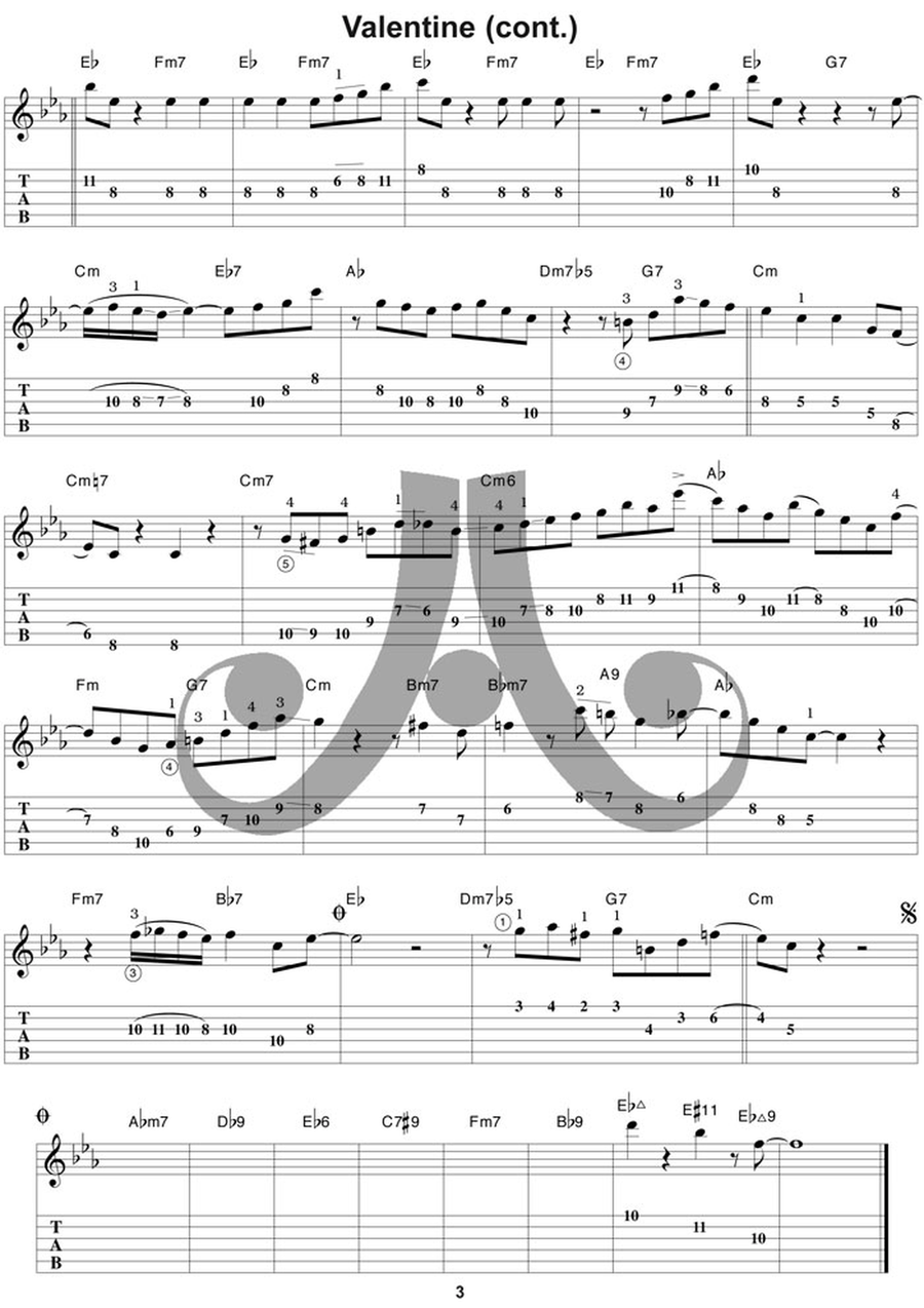 Barry Galbraith # 5 - Guitar Improvisation Guitar scores gallery preview page 5
