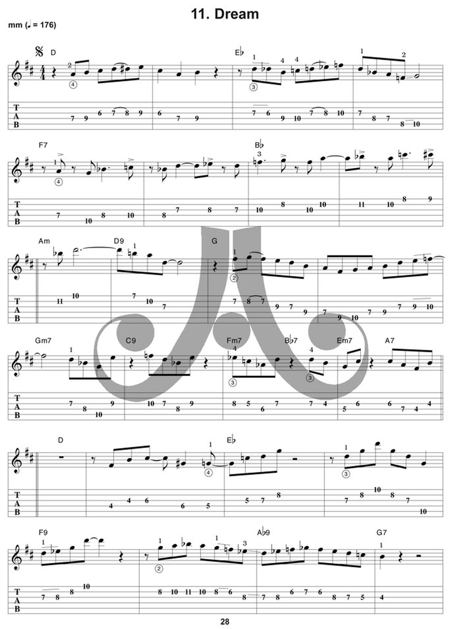 Barry Galbraith # 5 - Guitar Improvisation Guitar scores gallery preview page 6