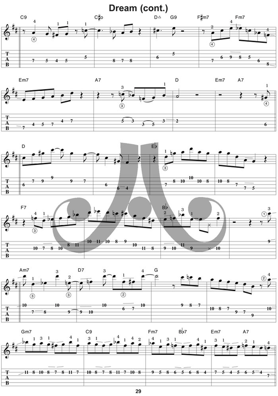 Barry Galbraith # 5 - Guitar Improvisation Guitar scores gallery preview page 7