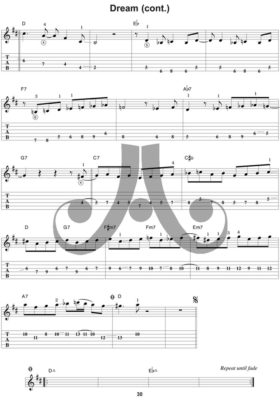 Barry Galbraith # 5 - Guitar Improvisation Guitar scores gallery preview page 8