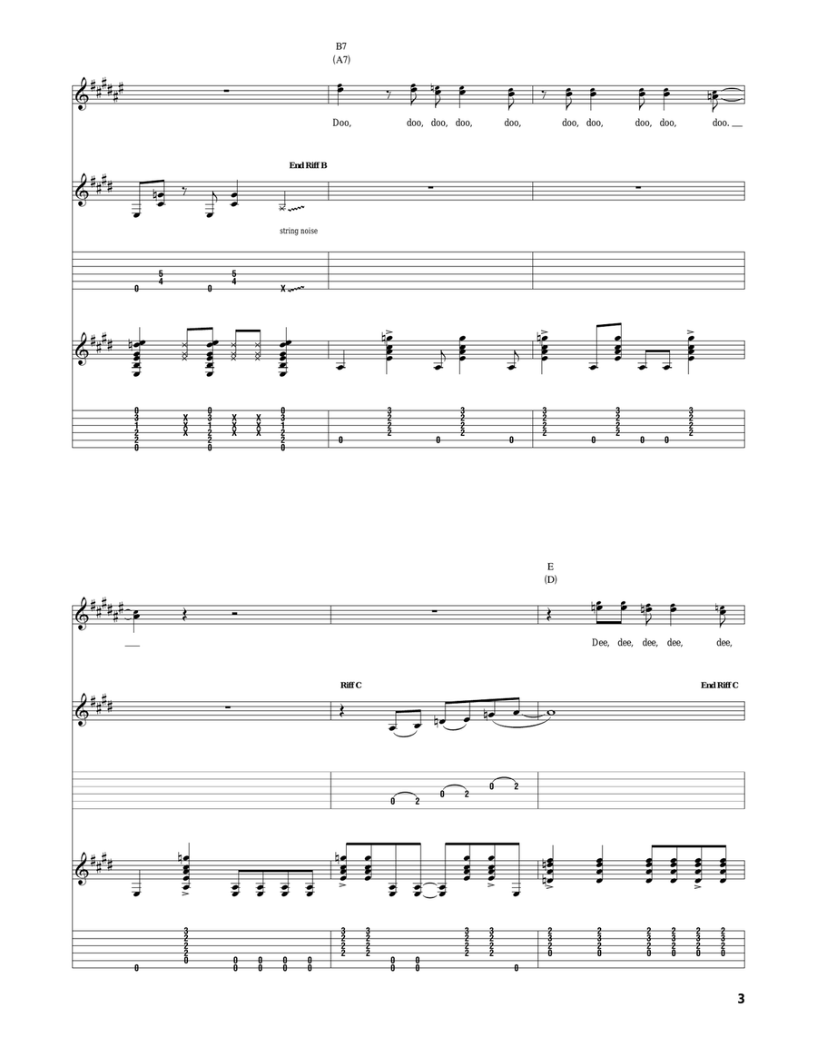 Mrs. Robinson Mrs. Robinson Acoustic Guitar scores gallery preview page 3