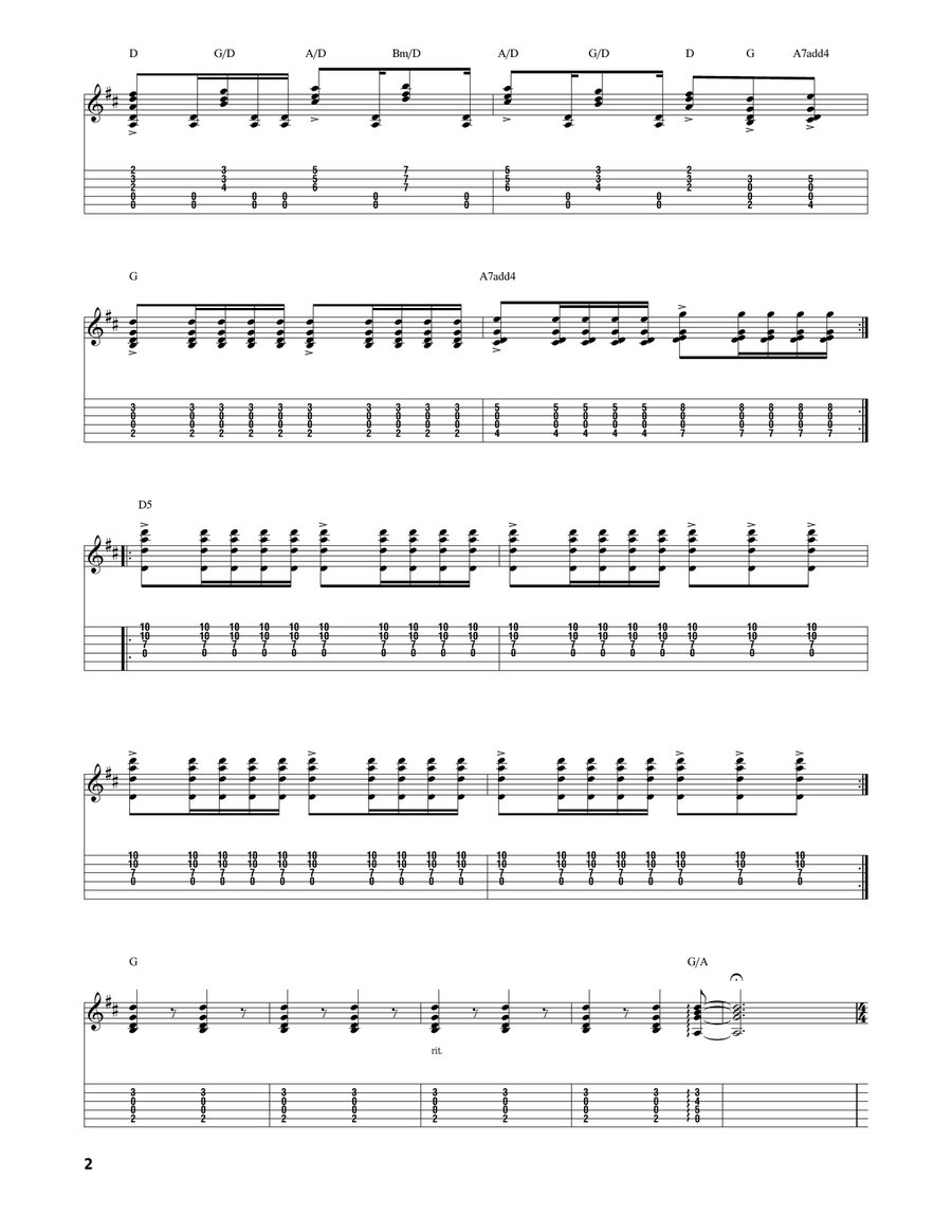 Fooling Yourself (The Angry Young Man) Acoustic Guitar scores gallery preview page 2
