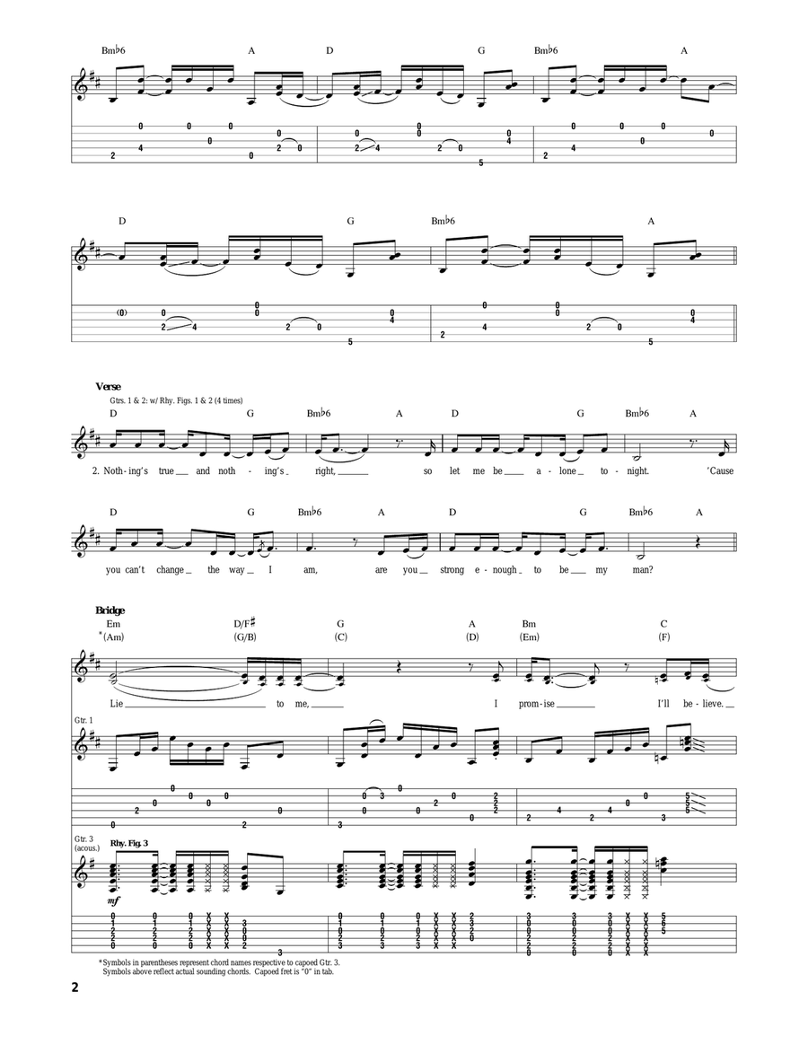 Strong Enough Strong Enough Acoustic Guitar scores gallery preview page 2