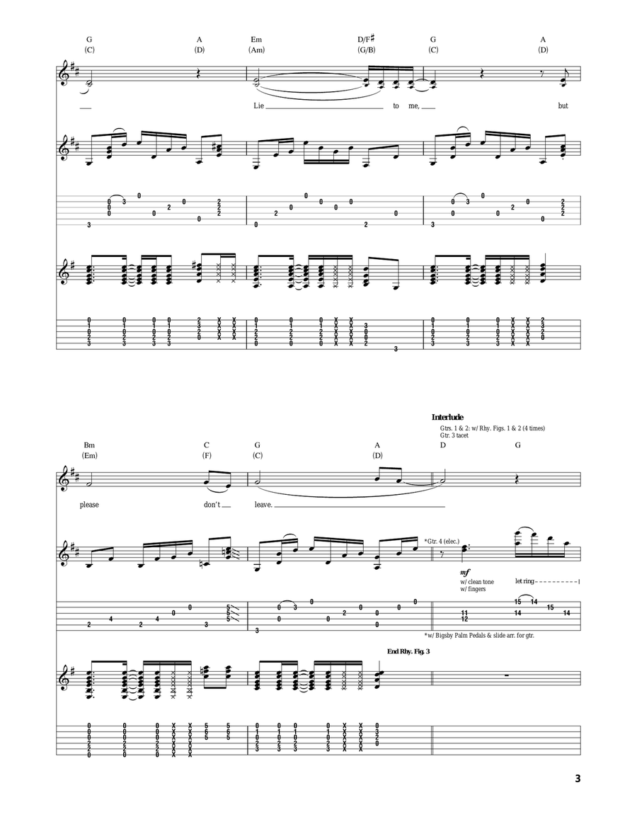 Strong Enough Strong Enough Acoustic Guitar scores gallery preview page 3