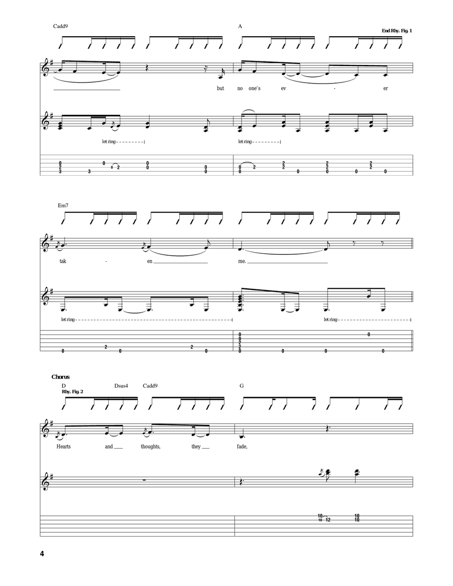 Elderly Woman Behind The Counter In A Small Town Acoustic Guitar scores gallery preview page 4