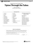 Tiptoe Through the Tubas: Score