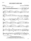 You Don't Own Me: 1st Violin