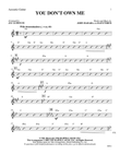 You Don't Own Me: Acoustic guitar