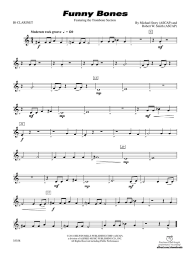 Funny Bones: 1st B-flat Clarinet