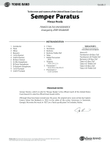 Semper Paratus: Score