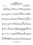 Le Carnaval de Venise: 1st B-flat Trumpet