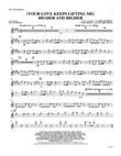 (Your Love Keeps Lifting Me) Higher and Higher: E-flat Alto Saxophone