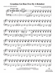 Grandma Got Run Over by a Reindeer: Piano Accompaniment