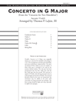 Concerto in G Major (from the Concerto for Two Mandolins): Score