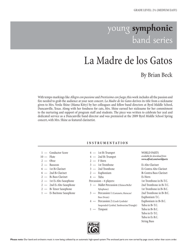 La Madre de los Gatos: Score