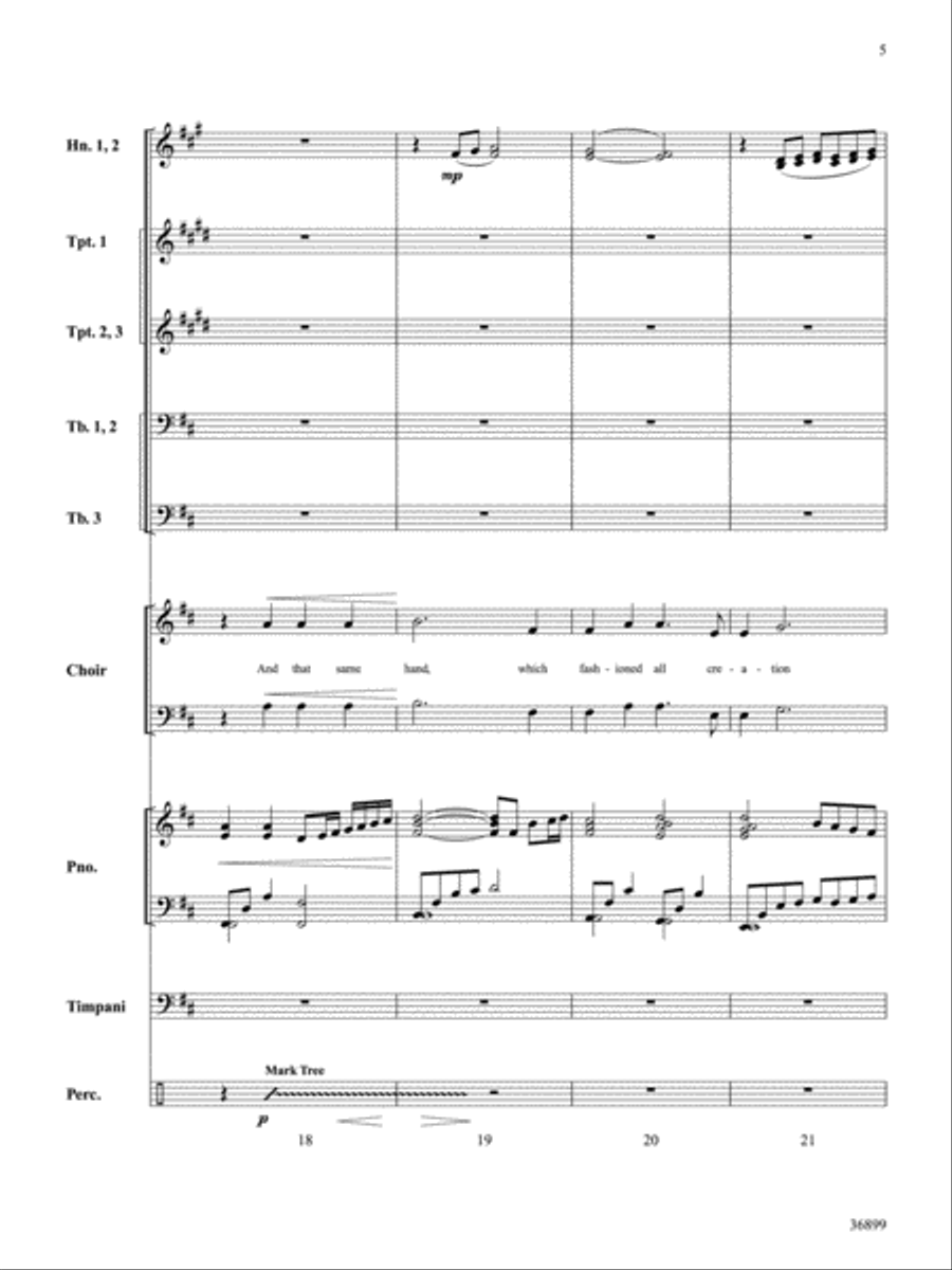 Thanks Be to God: Score Choir scores gallery preview page 5
