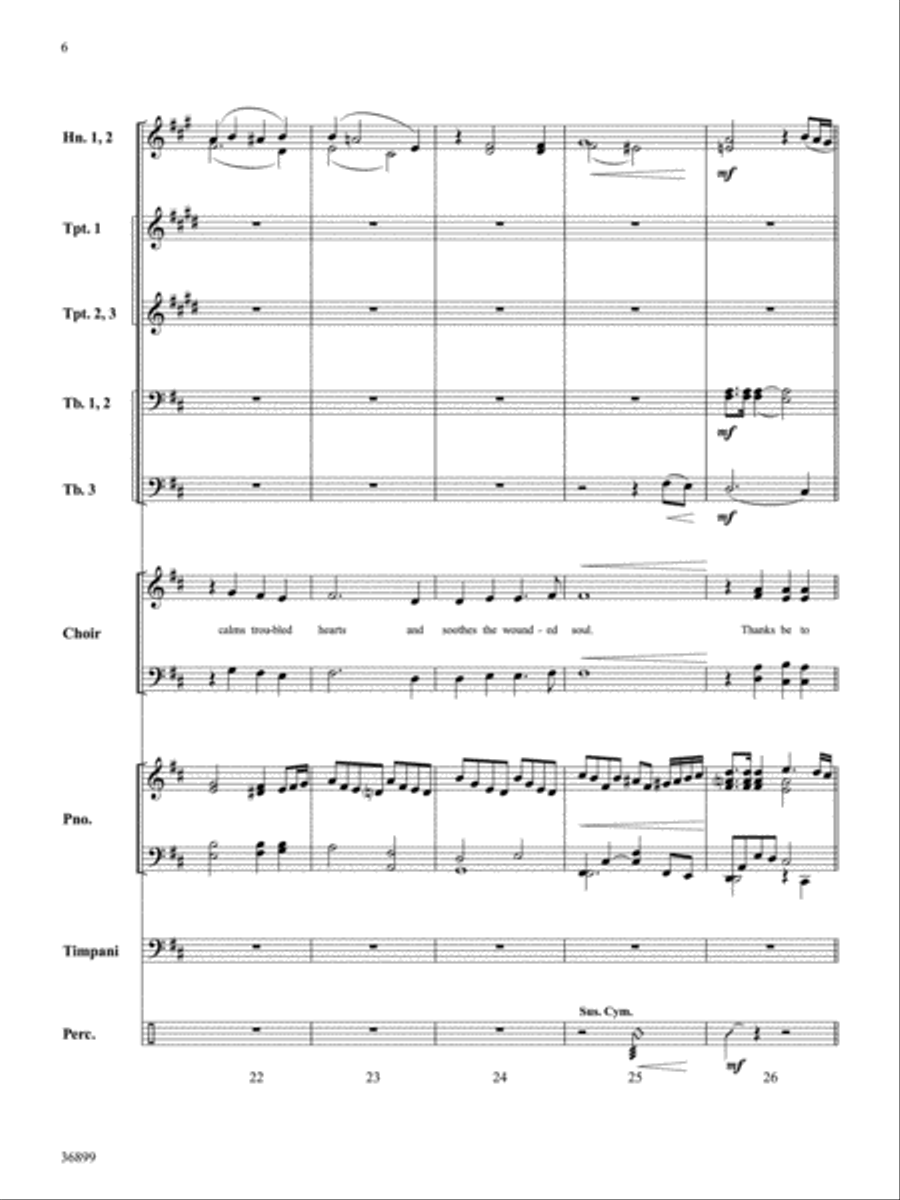 Thanks Be to God: Score Choir scores gallery preview page 6
