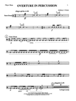 Overture in Percussion: 3rd Percussion