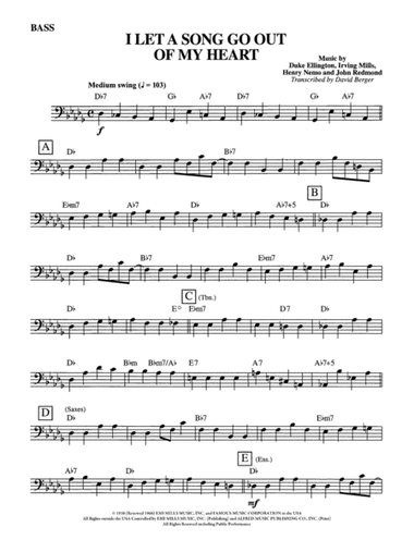 I Let a Song Go Out of My Heart: String Bass