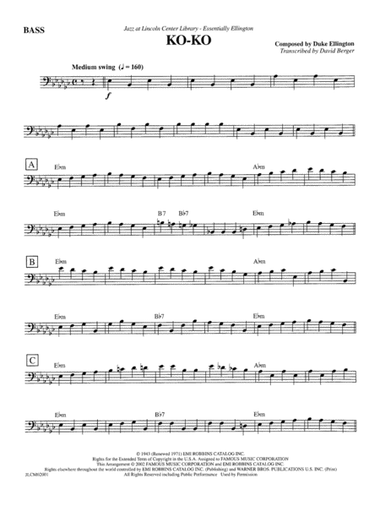 Ko-Ko: String Bass