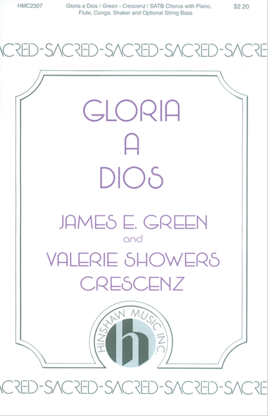 Gloria A Dios Gloria A Dios 4-Part scores gallery preview page 1