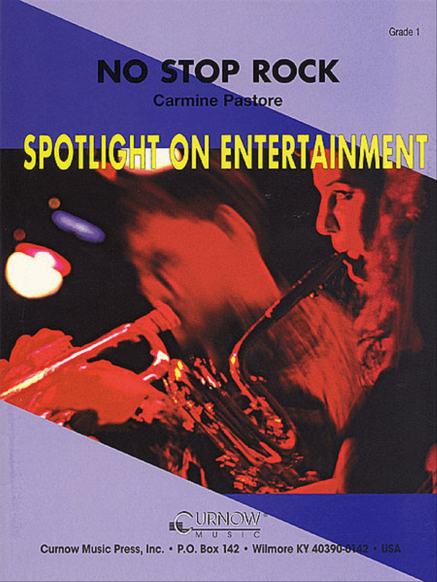 No Stop Rock Concert Band scores gallery preview page 1