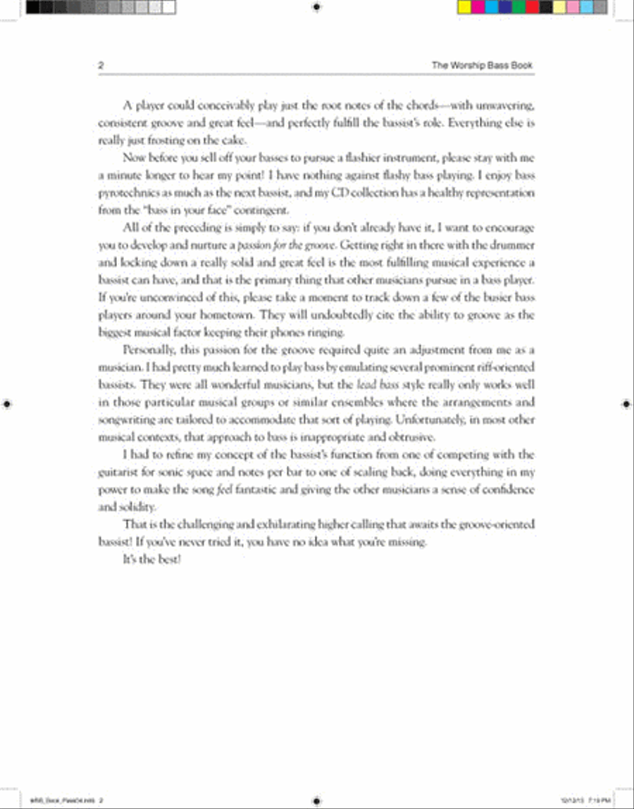 The Worship Bass Book The Worship Bass Book Collection / Songbook scores gallery preview page 9