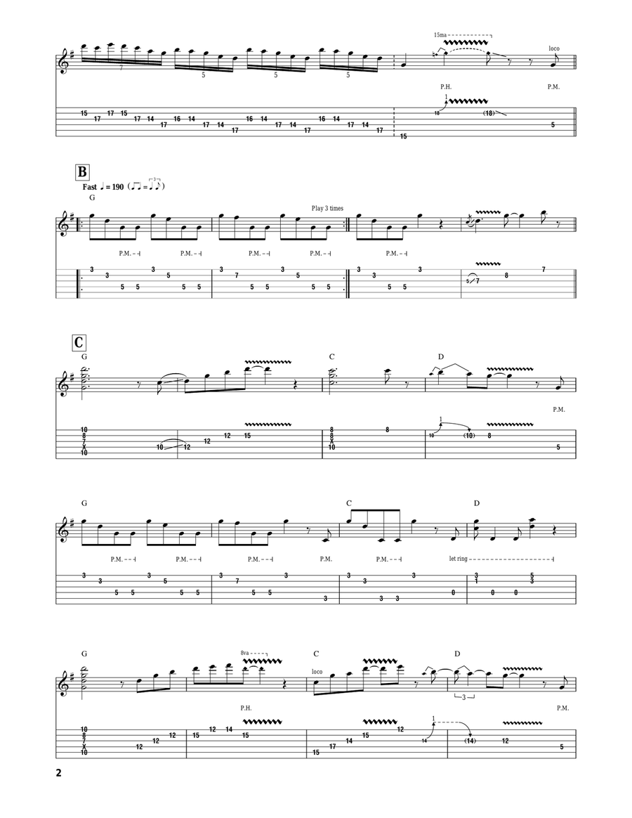 Cliffs Of Dover Cliffs Of Dover Acoustic Guitar scores gallery preview page 2