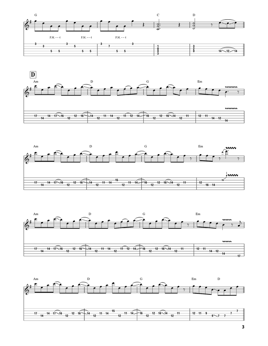 Cliffs Of Dover Cliffs Of Dover Acoustic Guitar scores gallery preview page 3