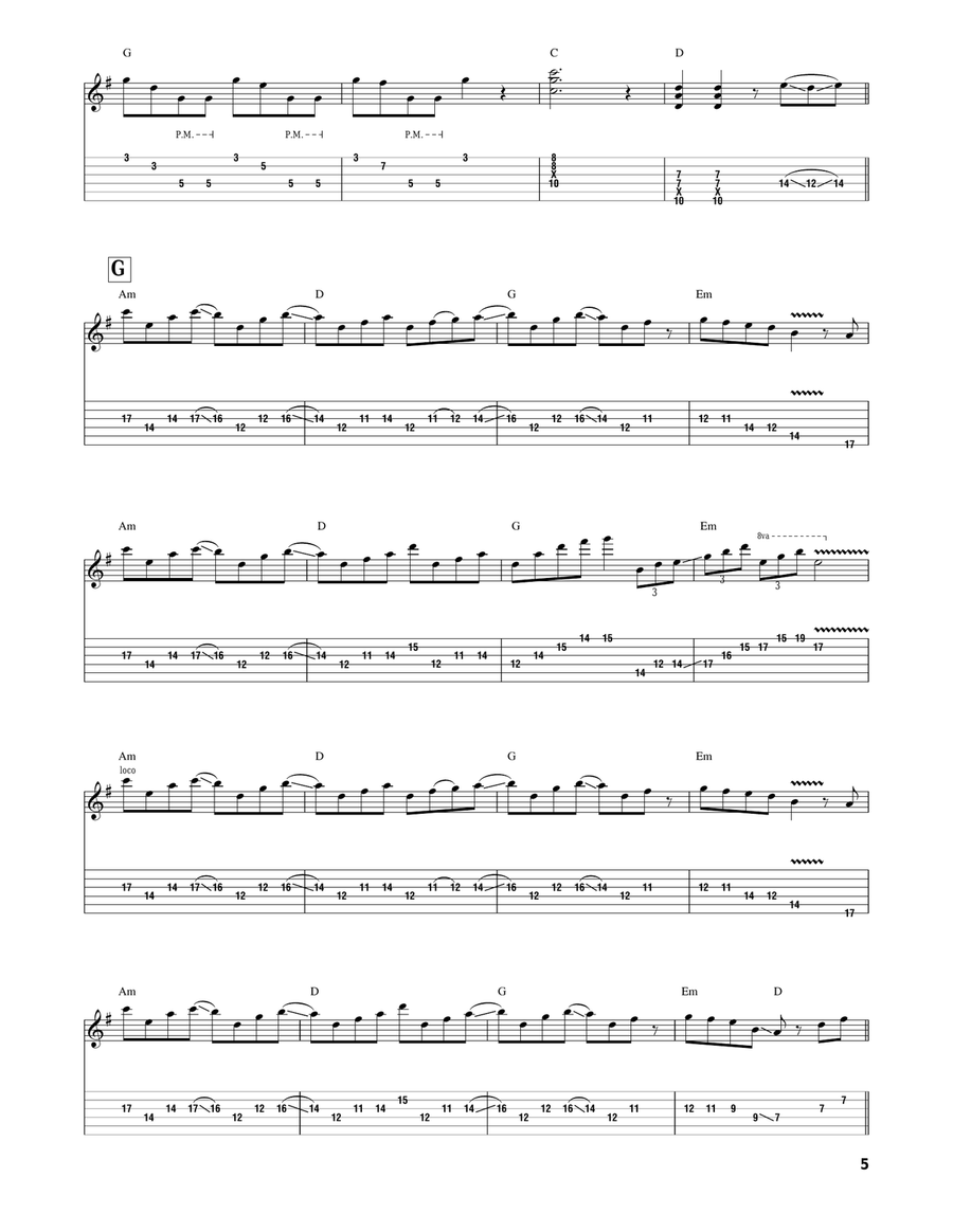 Cliffs Of Dover Cliffs Of Dover Acoustic Guitar scores gallery preview page 5