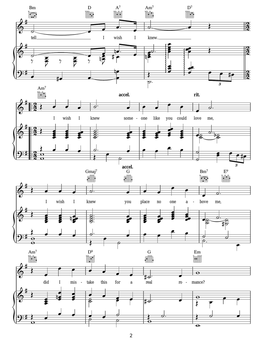 I Wish I Knew I Wish I Knew Guitar scores gallery preview page 2