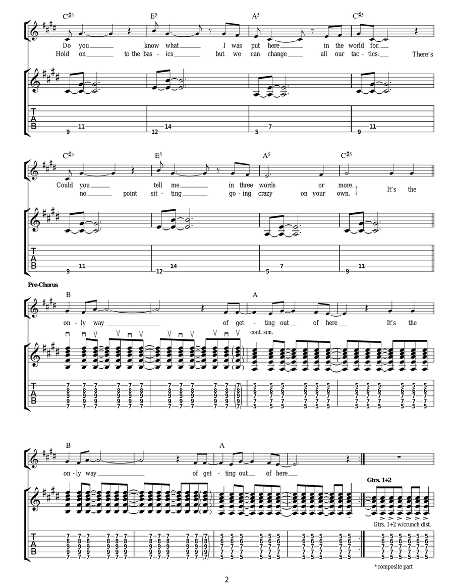 Modern Way Modern Way Acoustic Guitar scores gallery preview page 2