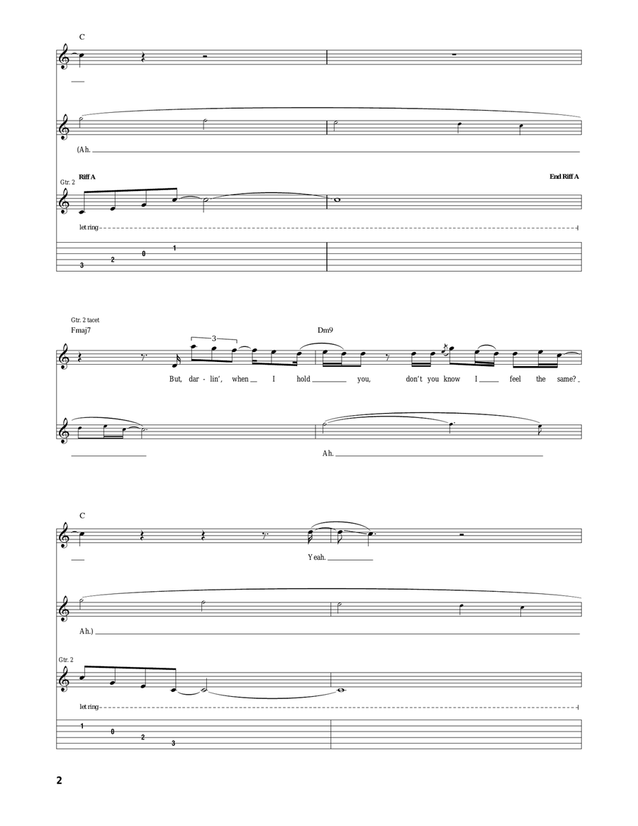 November Rain November Rain Acoustic Guitar scores gallery preview page 2