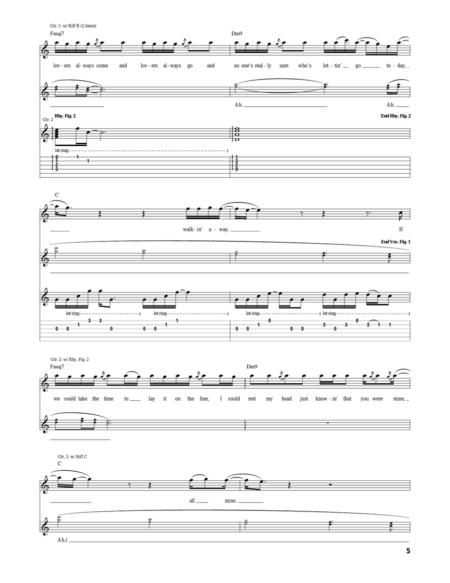 November Rain November Rain Acoustic Guitar scores gallery preview page 5