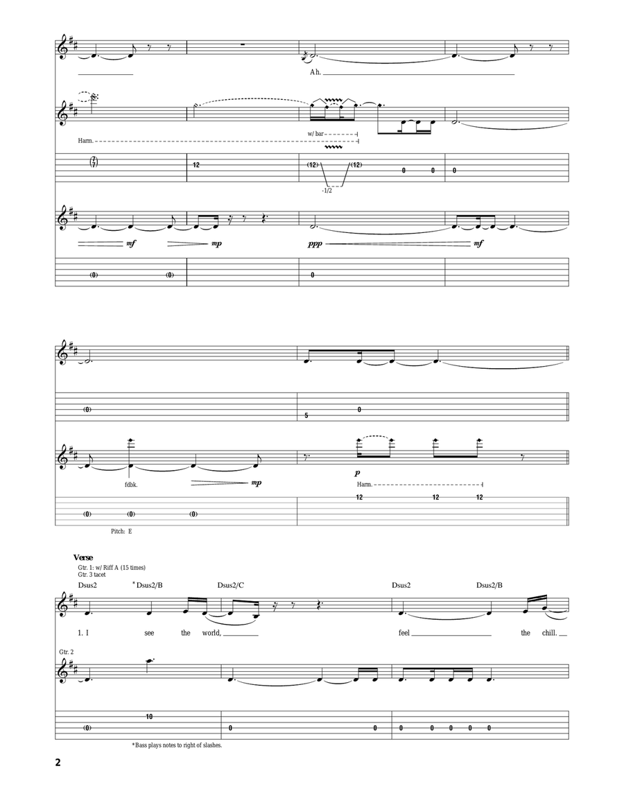 Release Release Acoustic Guitar scores gallery preview page 2