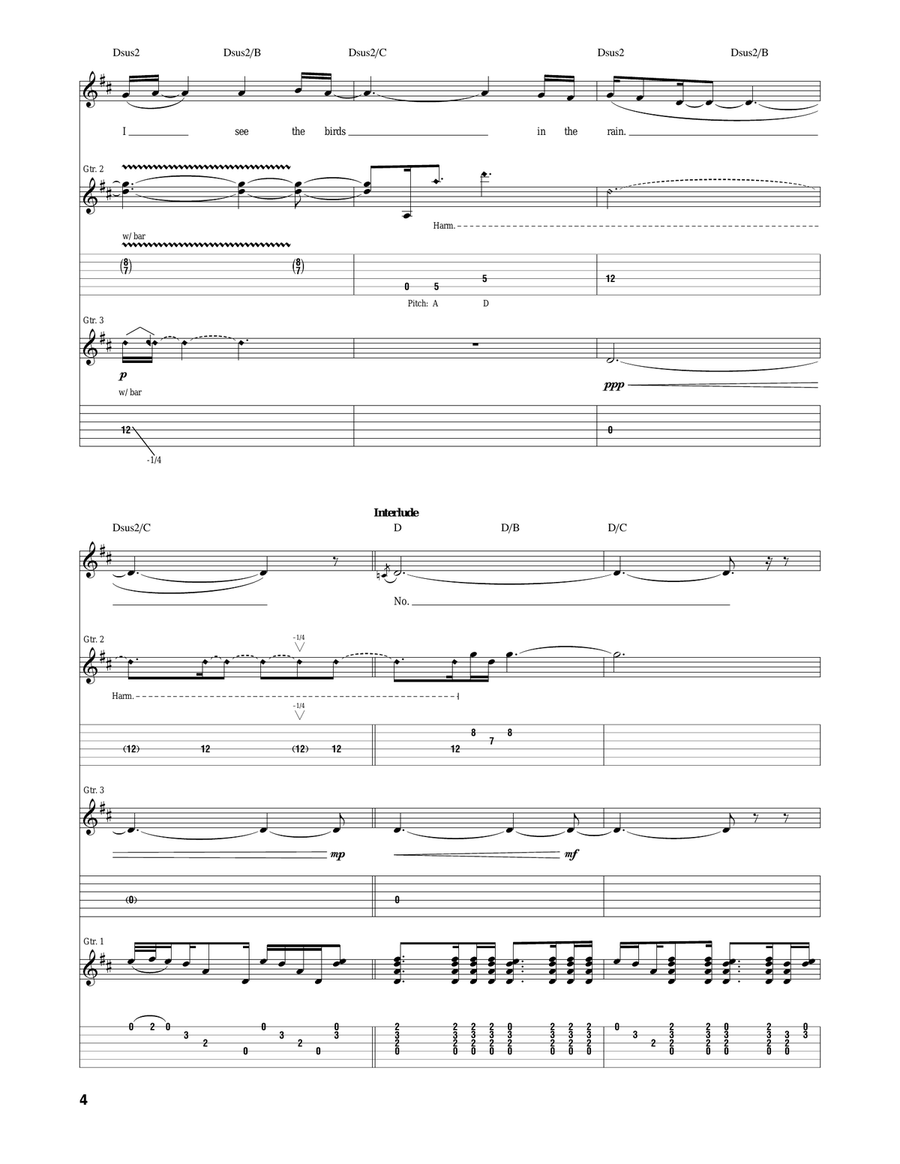 Release Release Acoustic Guitar scores gallery preview page 4