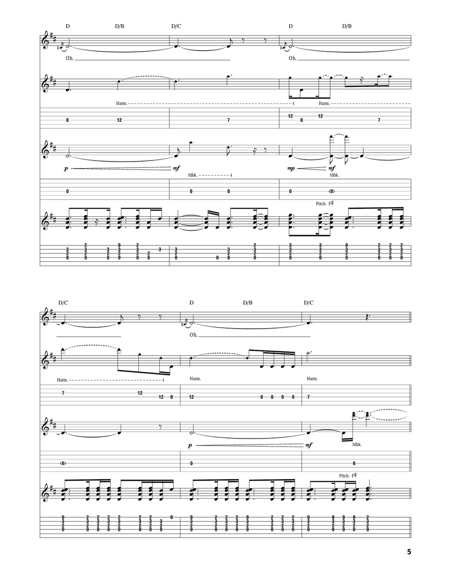 Release Release Acoustic Guitar scores gallery preview page 5