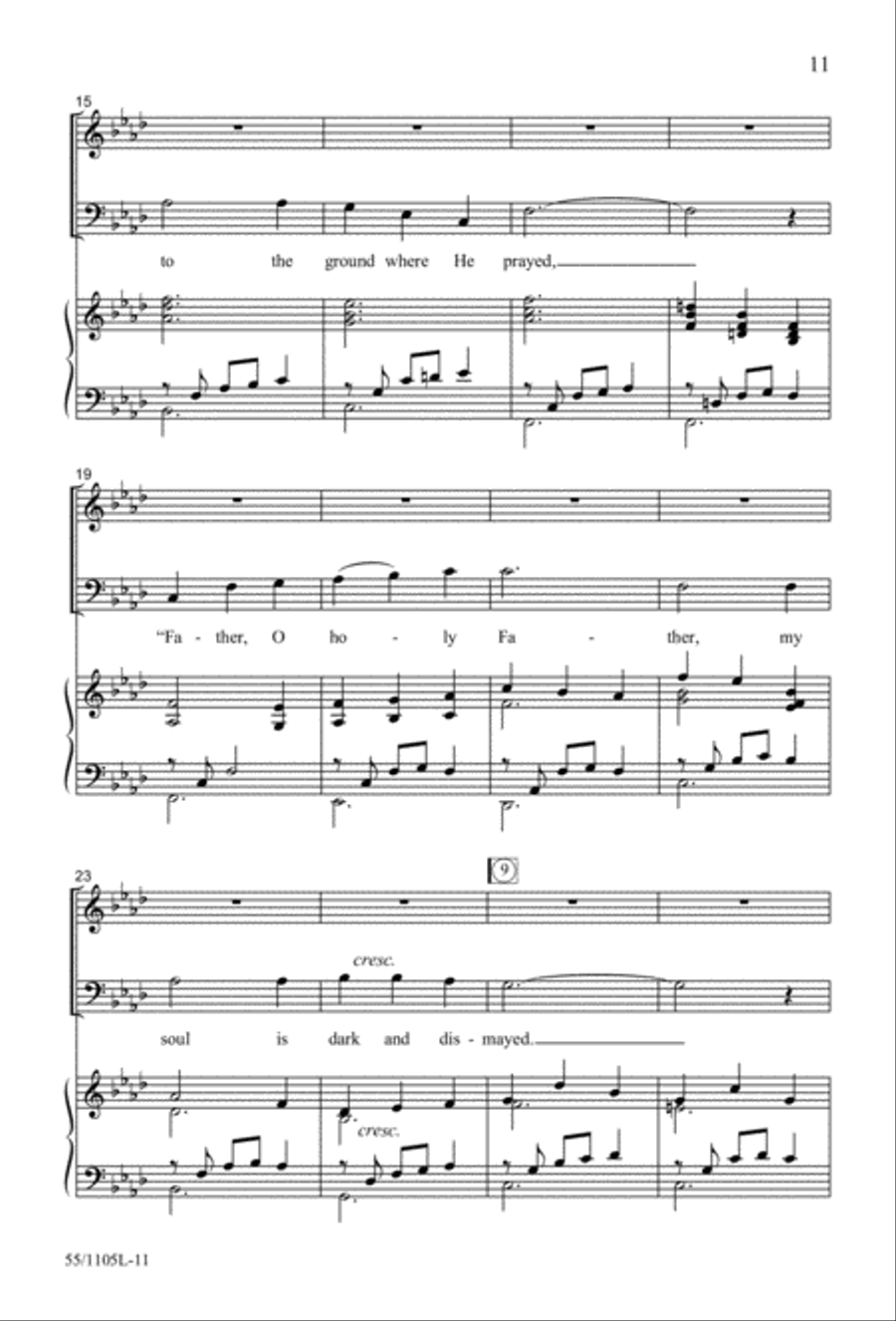 Palms, Passion and Alleluias (Digital Download) 4-Part scores gallery preview page 11