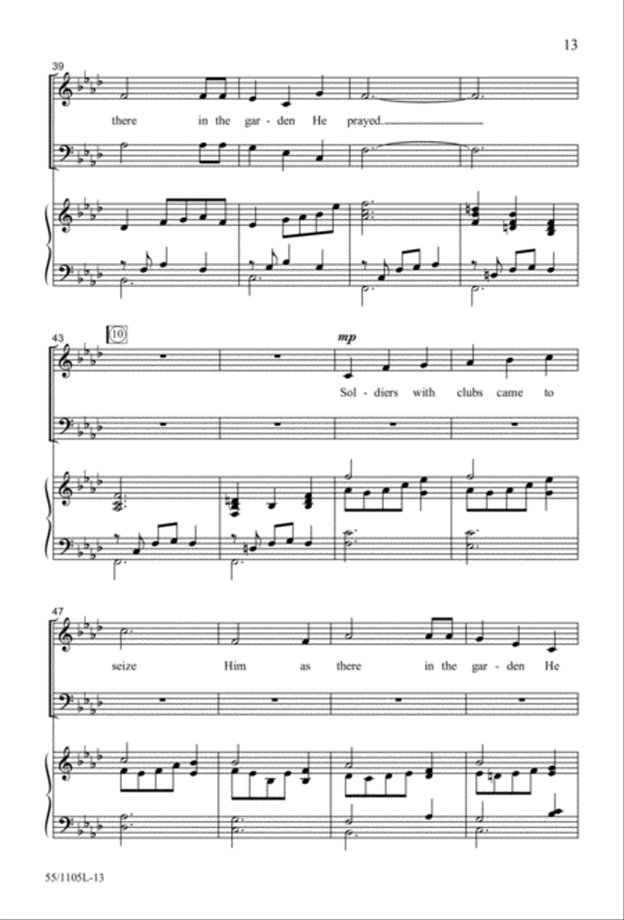 Palms, Passion and Alleluias (Digital Download) 4-Part scores gallery preview page 13