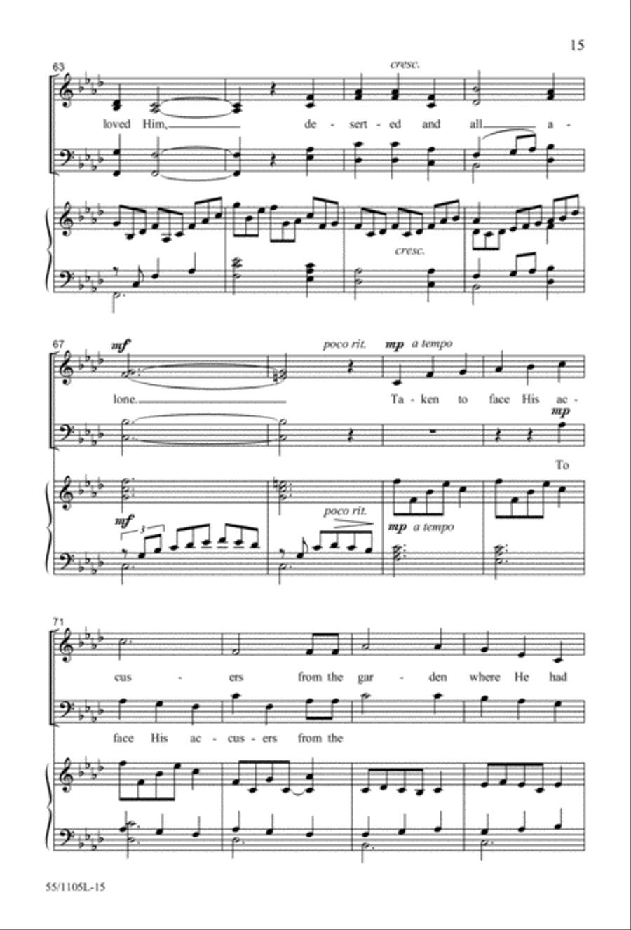 Palms, Passion and Alleluias (Digital Download) 4-Part scores gallery preview page 15