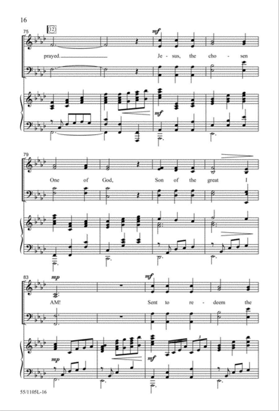 Palms, Passion and Alleluias (Digital Download) 4-Part scores gallery preview page 16