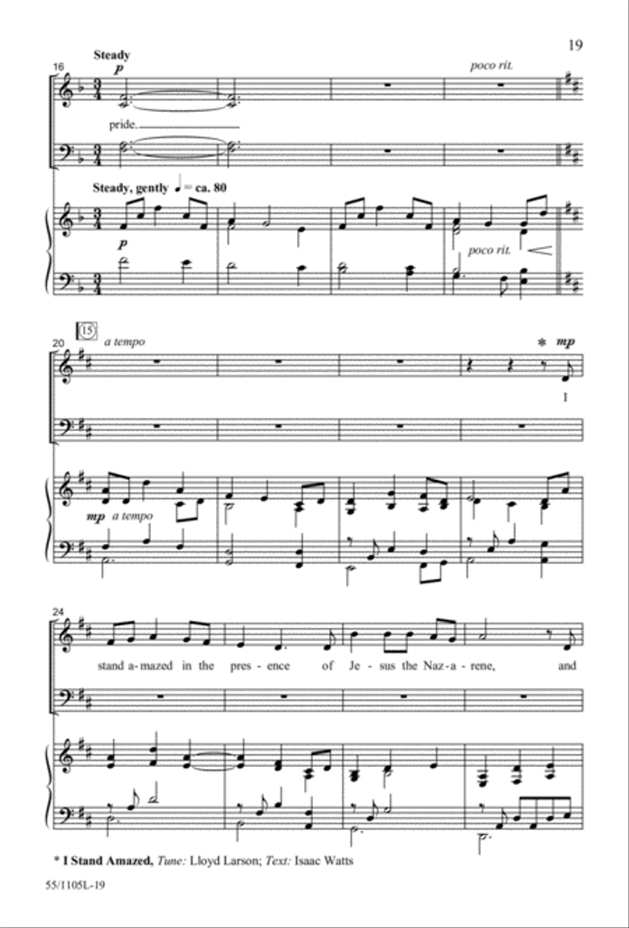 Palms, Passion and Alleluias (Digital Download) 4-Part scores gallery preview page 19