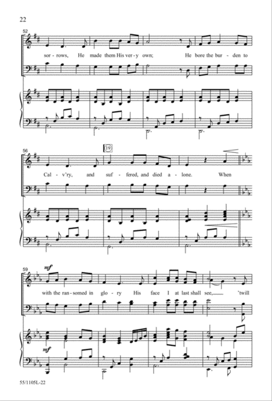 Palms, Passion and Alleluias (Digital Download) 4-Part scores gallery preview page 22
