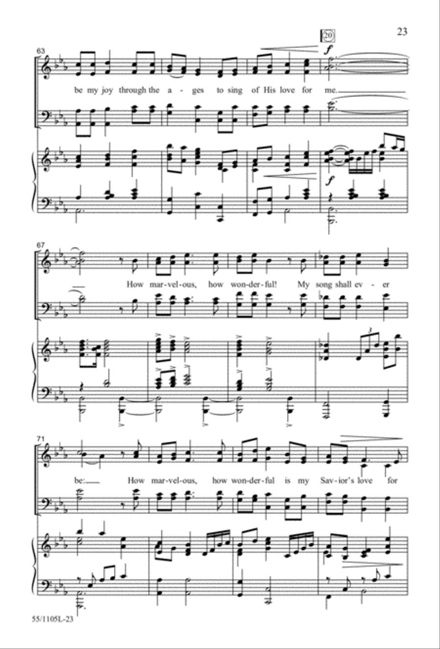 Palms, Passion and Alleluias (Digital Download) 4-Part scores gallery preview page 23