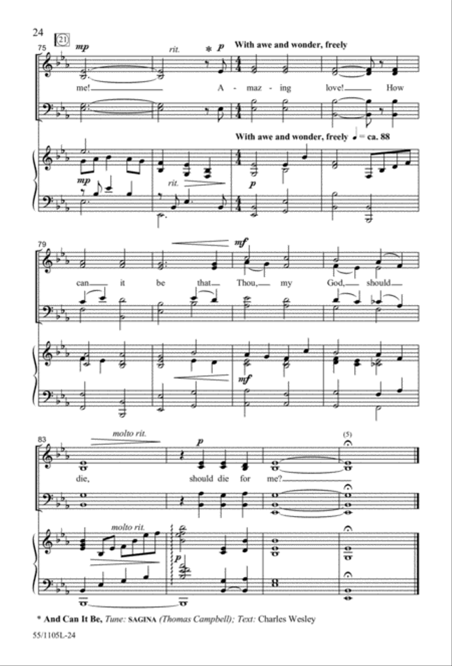 Palms, Passion and Alleluias (Digital Download) 4-Part scores gallery preview page 24
