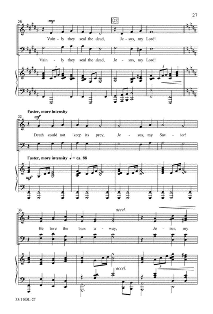 Palms, Passion and Alleluias (Digital Download) 4-Part scores gallery preview page 27