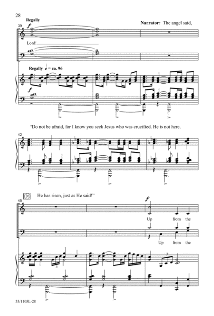 Palms, Passion and Alleluias (Digital Download) 4-Part scores gallery preview page 28